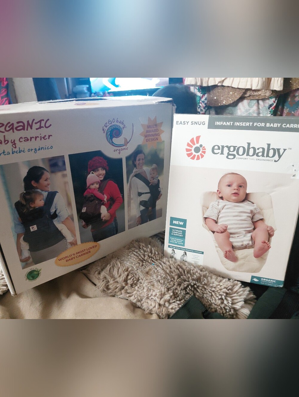 ERGOBABY ORGANIC carrier Black NEW IN BOXES